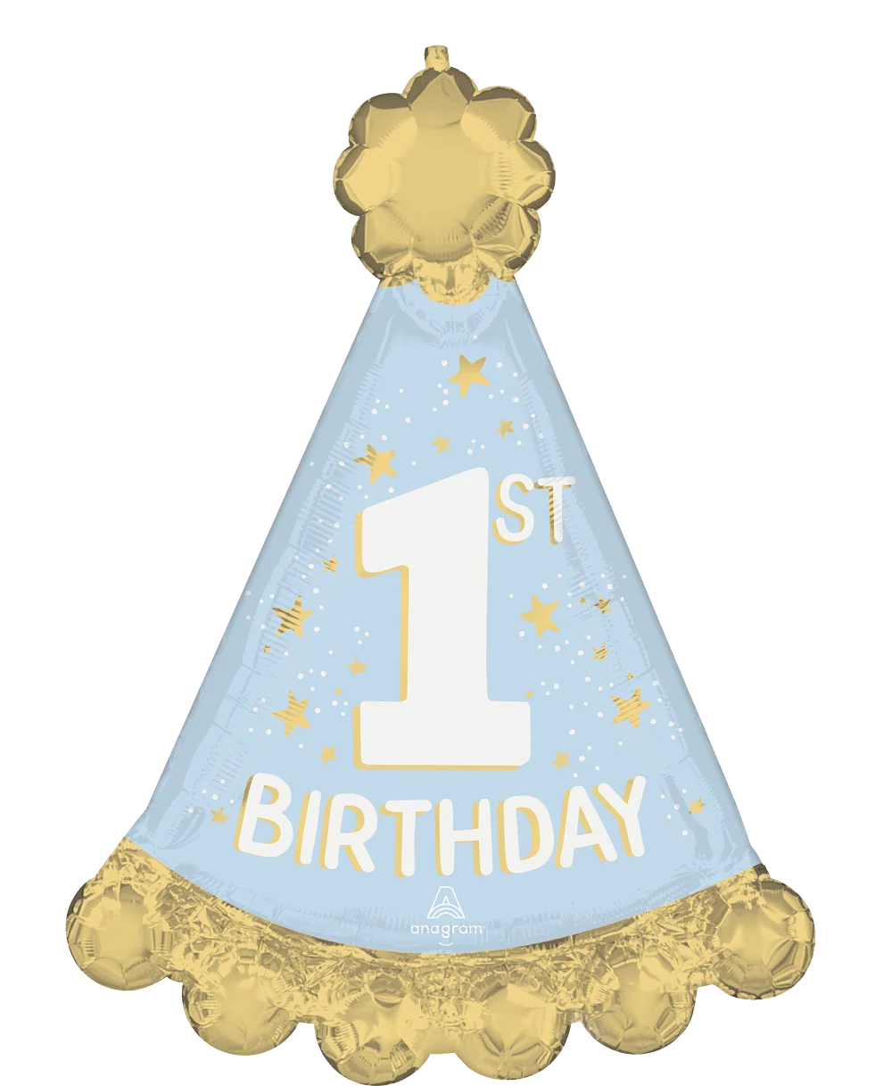 34" Jumbo Little Mister One-derful 1st Birthday Foil Balloon
