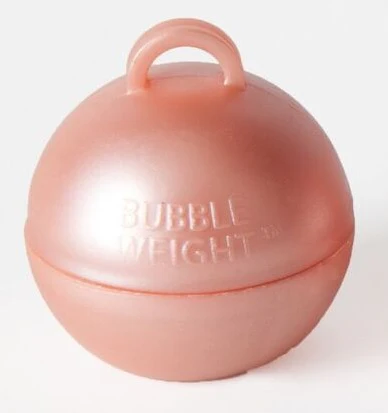 35 Gram Bubble Balloon Weights Rose Gold (10 Piece)