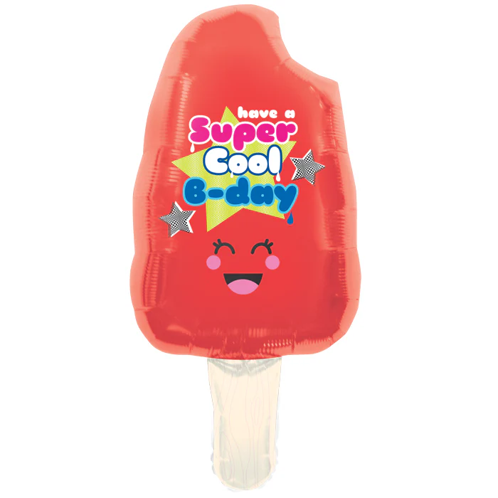 35" Foil Balloon Cool Bday Popsicle