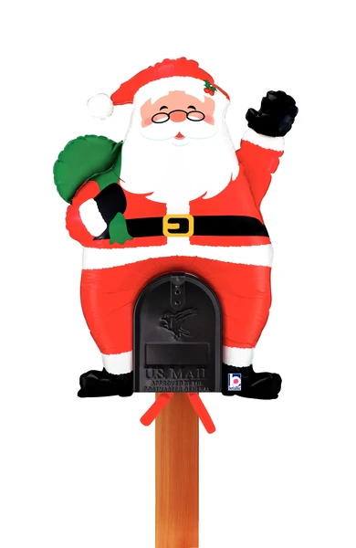 35" Mailbox Balloon Santa
