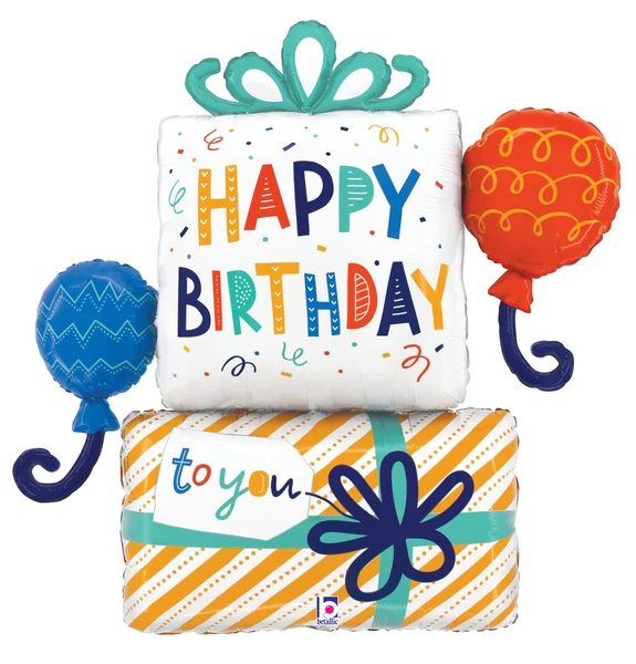 35" Birthday Gift Balloons Foil Balloon