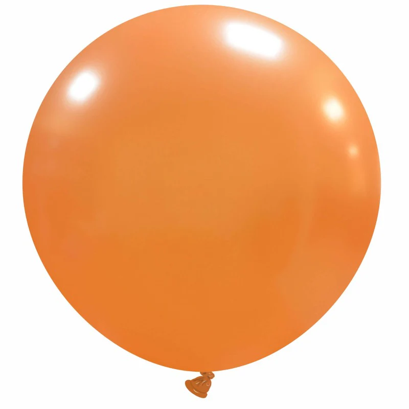 36" Cattex Brand Premium Metal Orange Latex Balloons