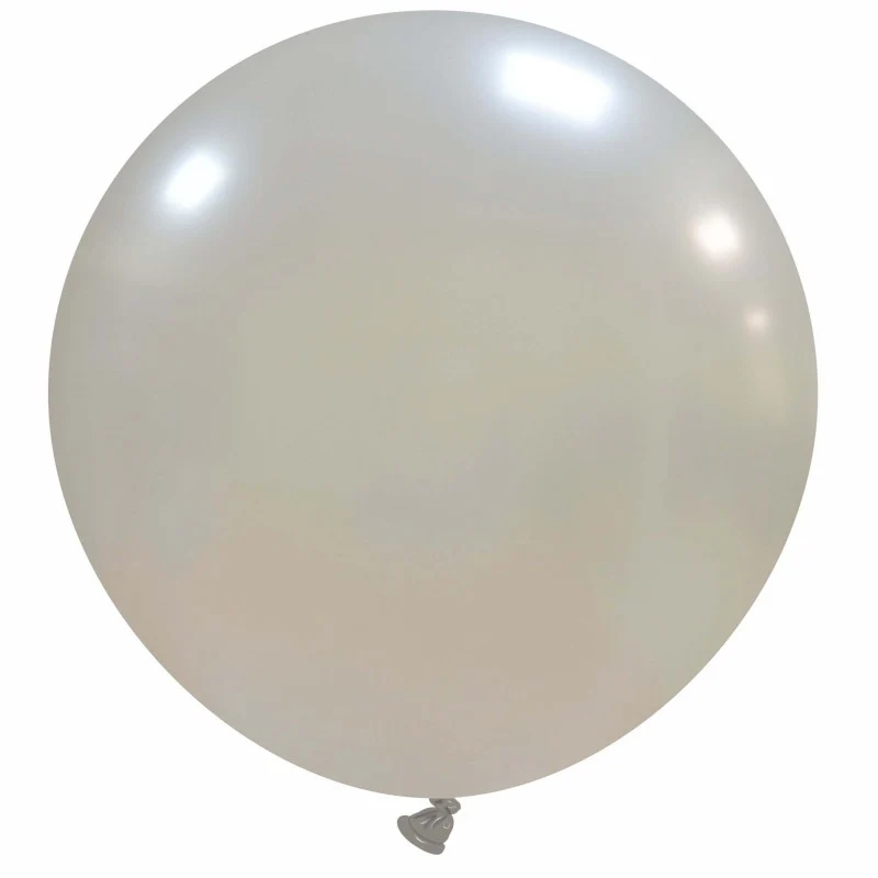 36" Cattex Brand Premium Metal Silver Latex Balloons
