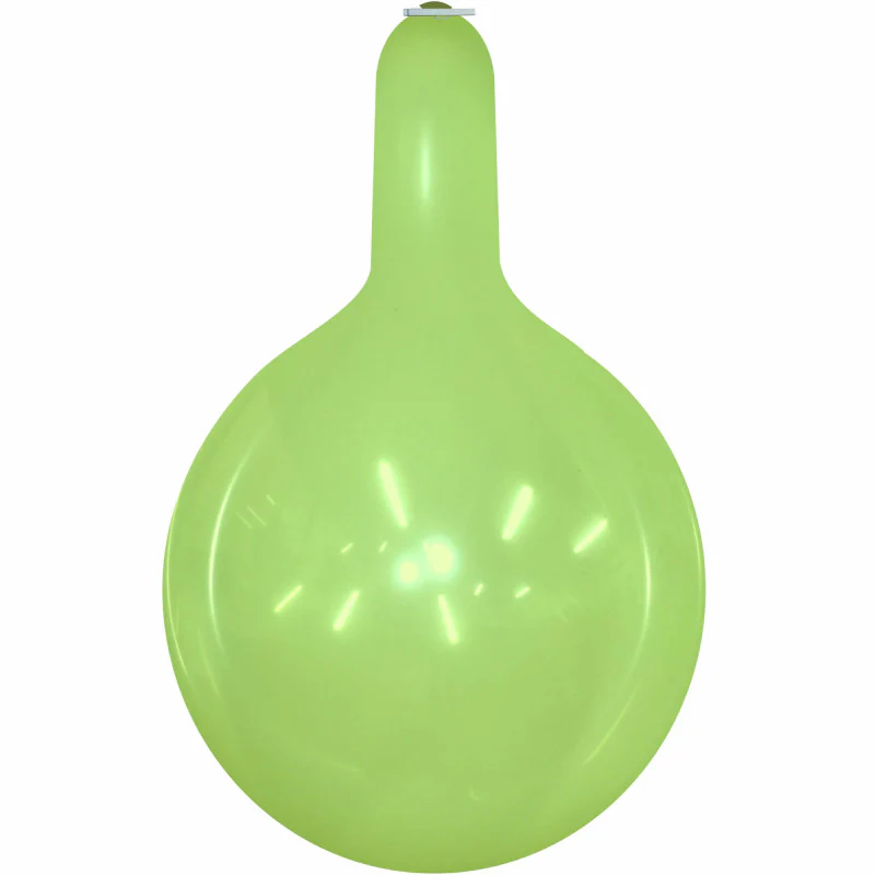 35" Longneck Cattex Brand Crystal Green Latex Balloons