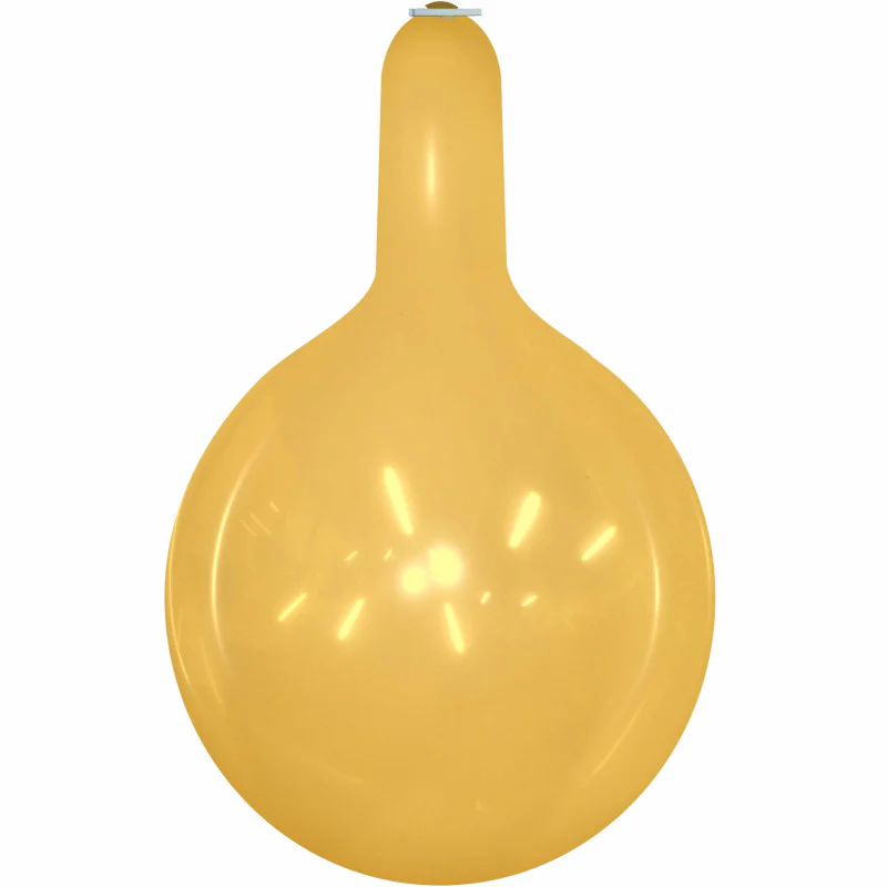 35" Longneck Cattex Brand Crystal Orange Latex Balloons