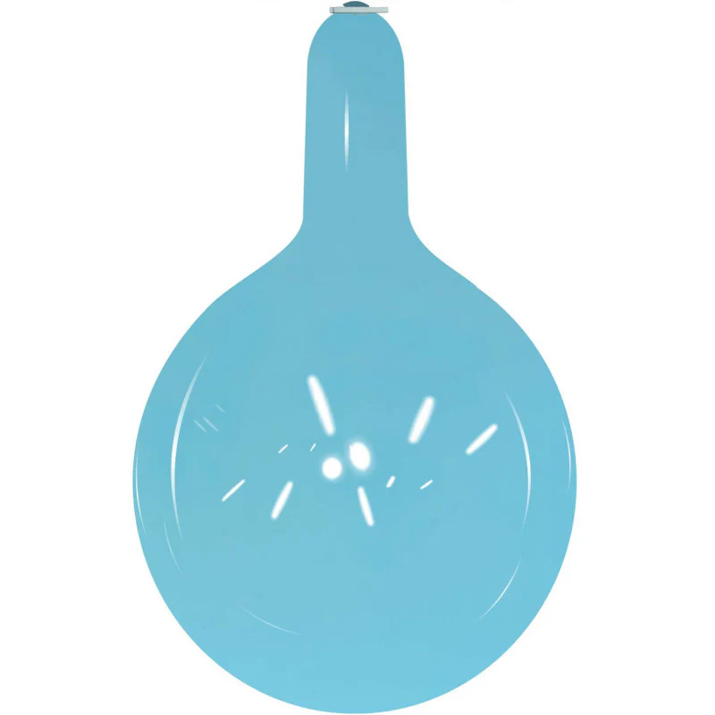 35" Longneck Cattex Brand Standard Sky Blue Latex Balloons
