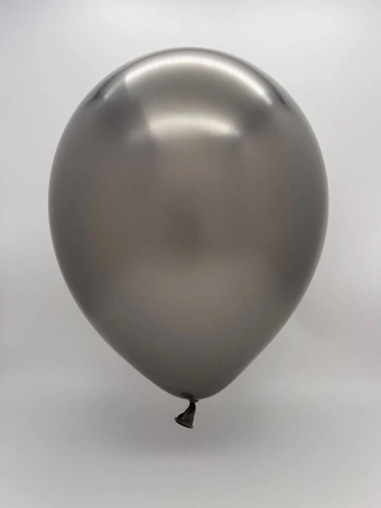360K Nozzle Up Kalisan Twisting Latex Balloons Mirror Space Grey (50 Per Bag) - Image 2