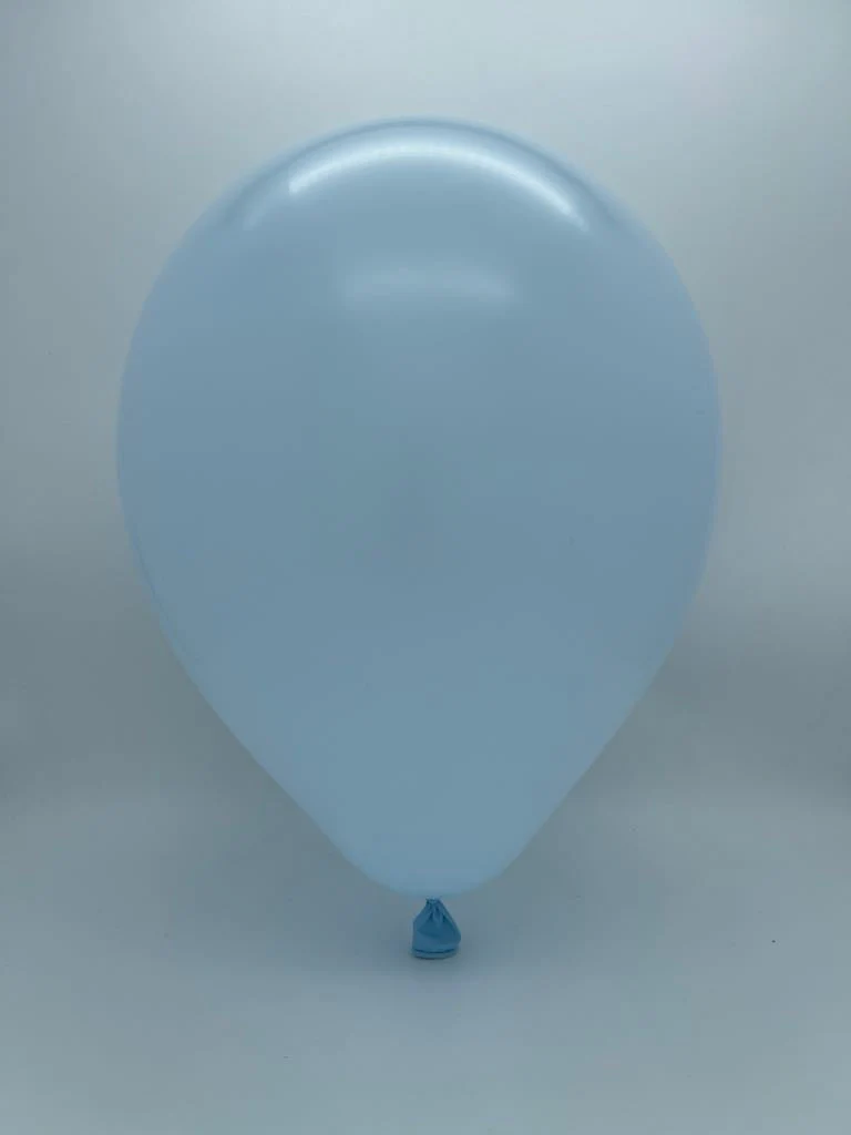 360K Nozzle Up Kalisan Twisting Latex Balloons Pastel Matte Macaron Baby Blue (50 Per Bag) - Image 2