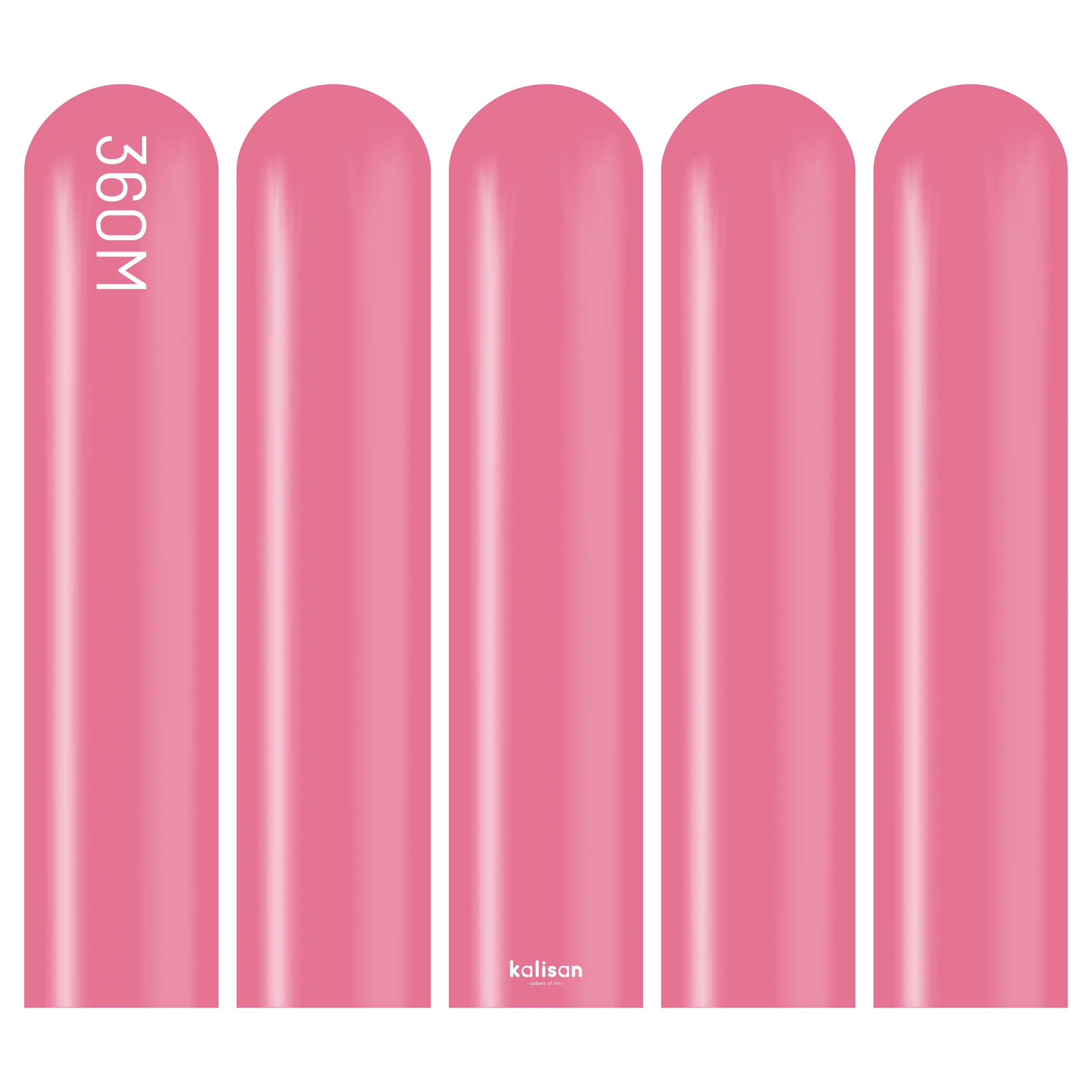 360K Nozzle Up Kalisan Twisting Latex Balloons Standard Queen Pink (50 Per Bag) - Image 3