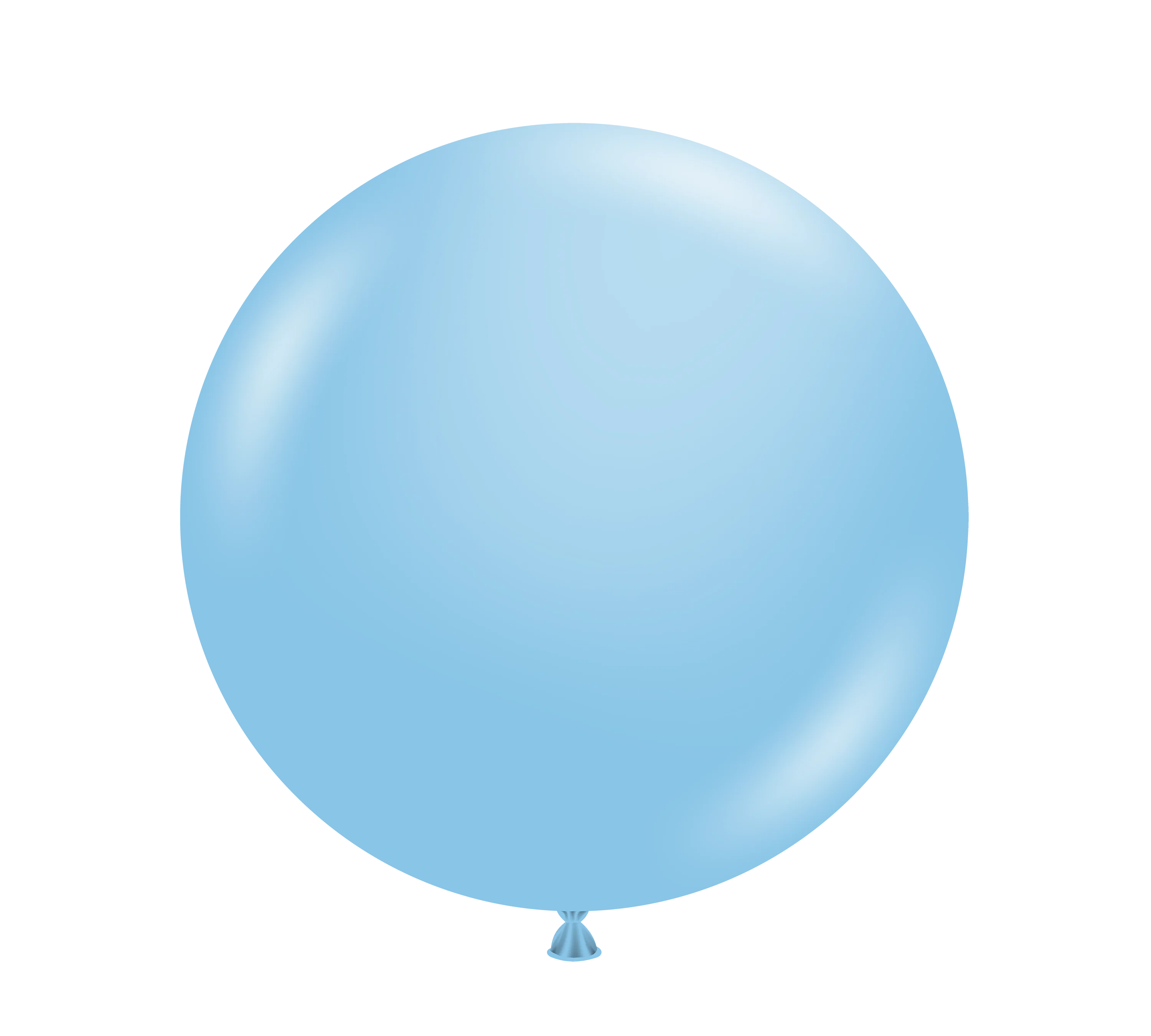 36" Baby Blue Tuftex Latex Balloons Designer Balloons (2 Per Bag)