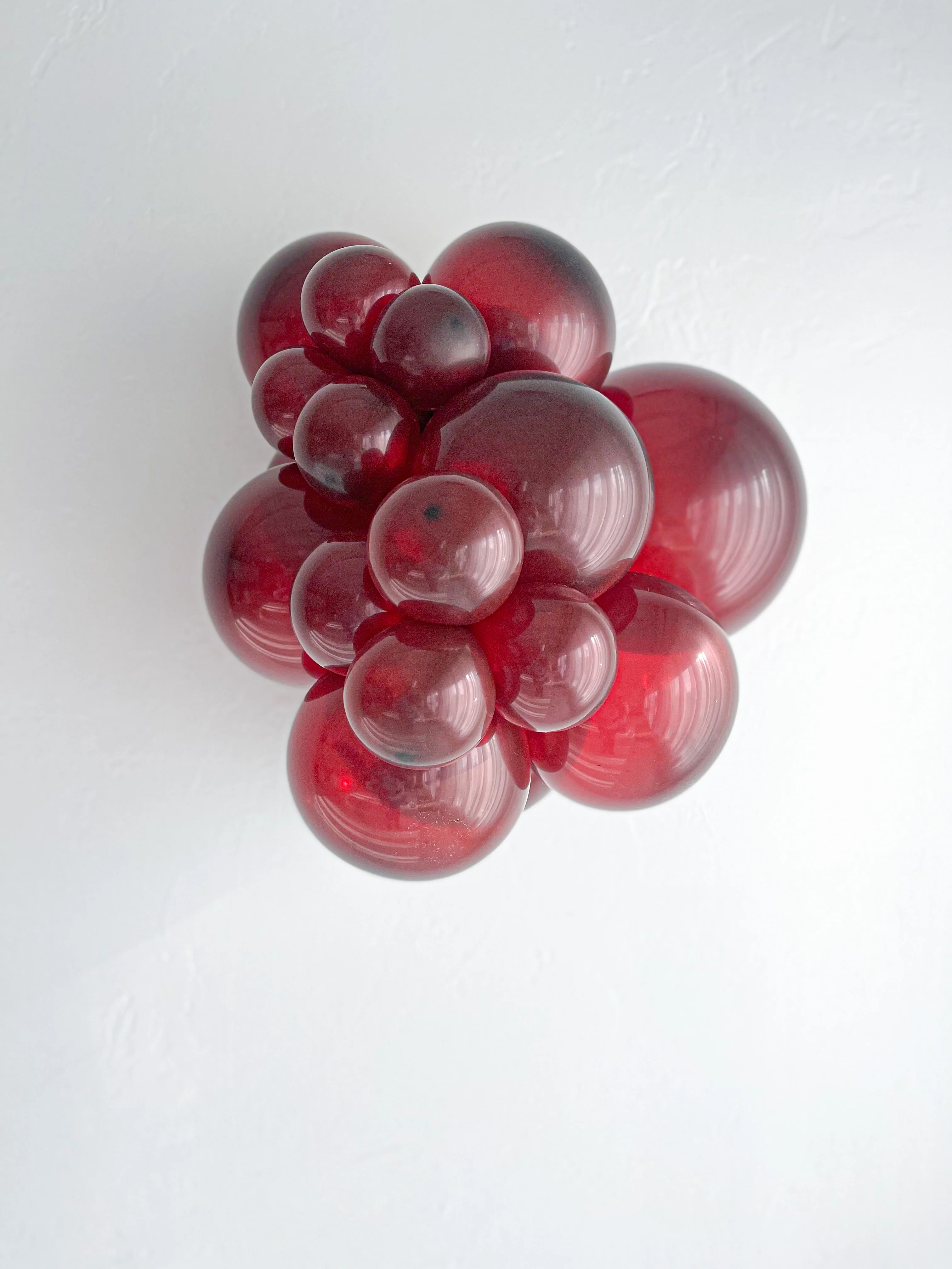 36" Crystal/Jewel Burgundy Tuftex Latex Balloons (2 Per Bag) - Image 3