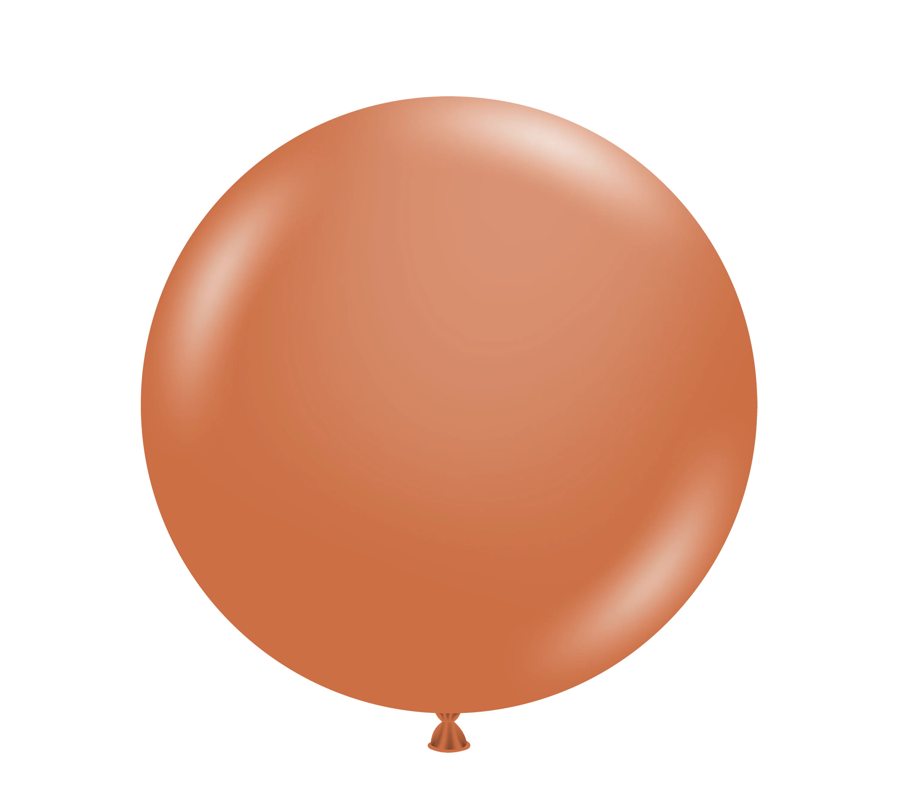 36" Burnt Orange Tuftex Latex Balloons Designer Balloons (2 Per Bag)