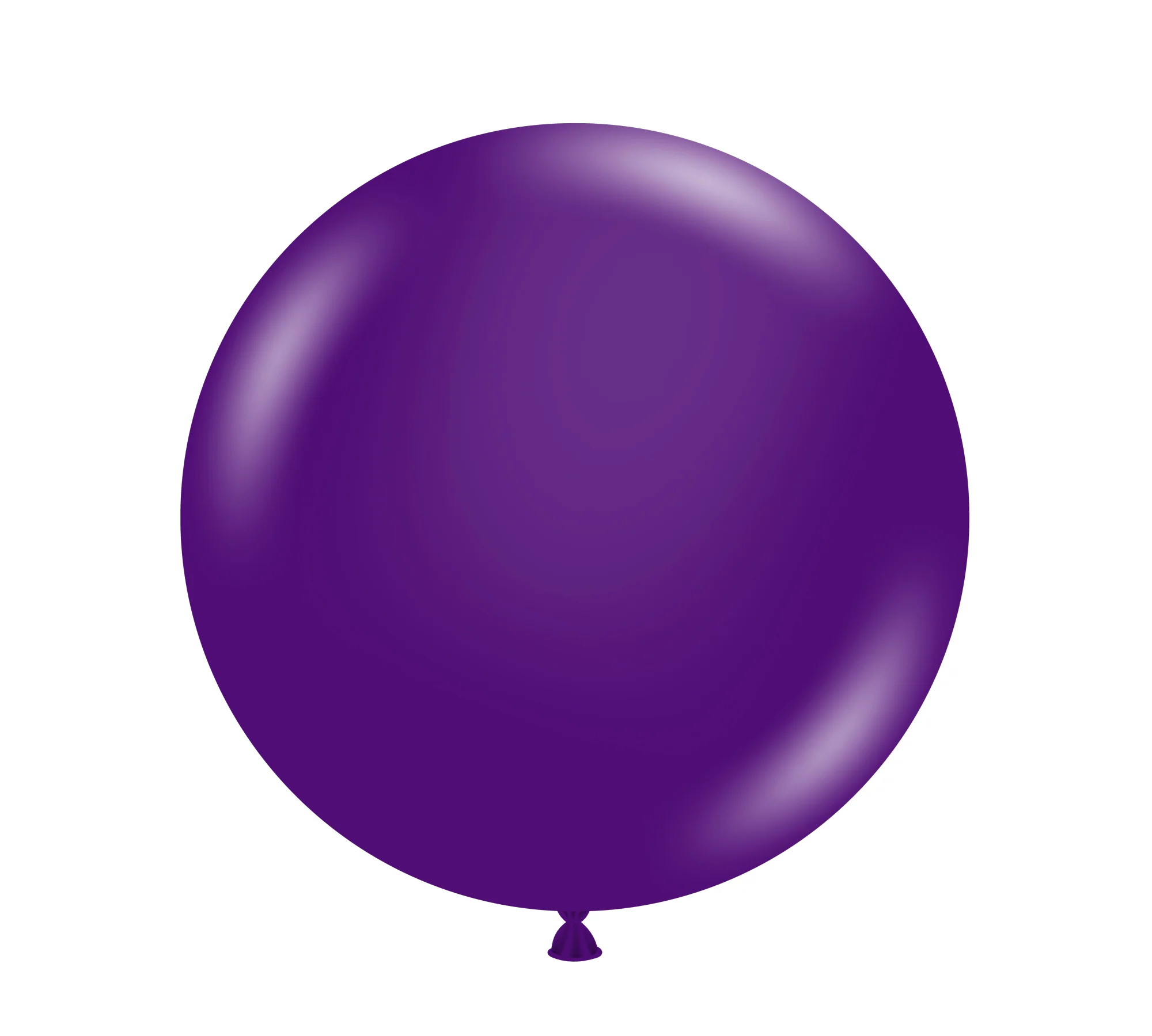 36" Crystal/Jewel Purple Tuftex Latex Balloons (2 Per Bag)