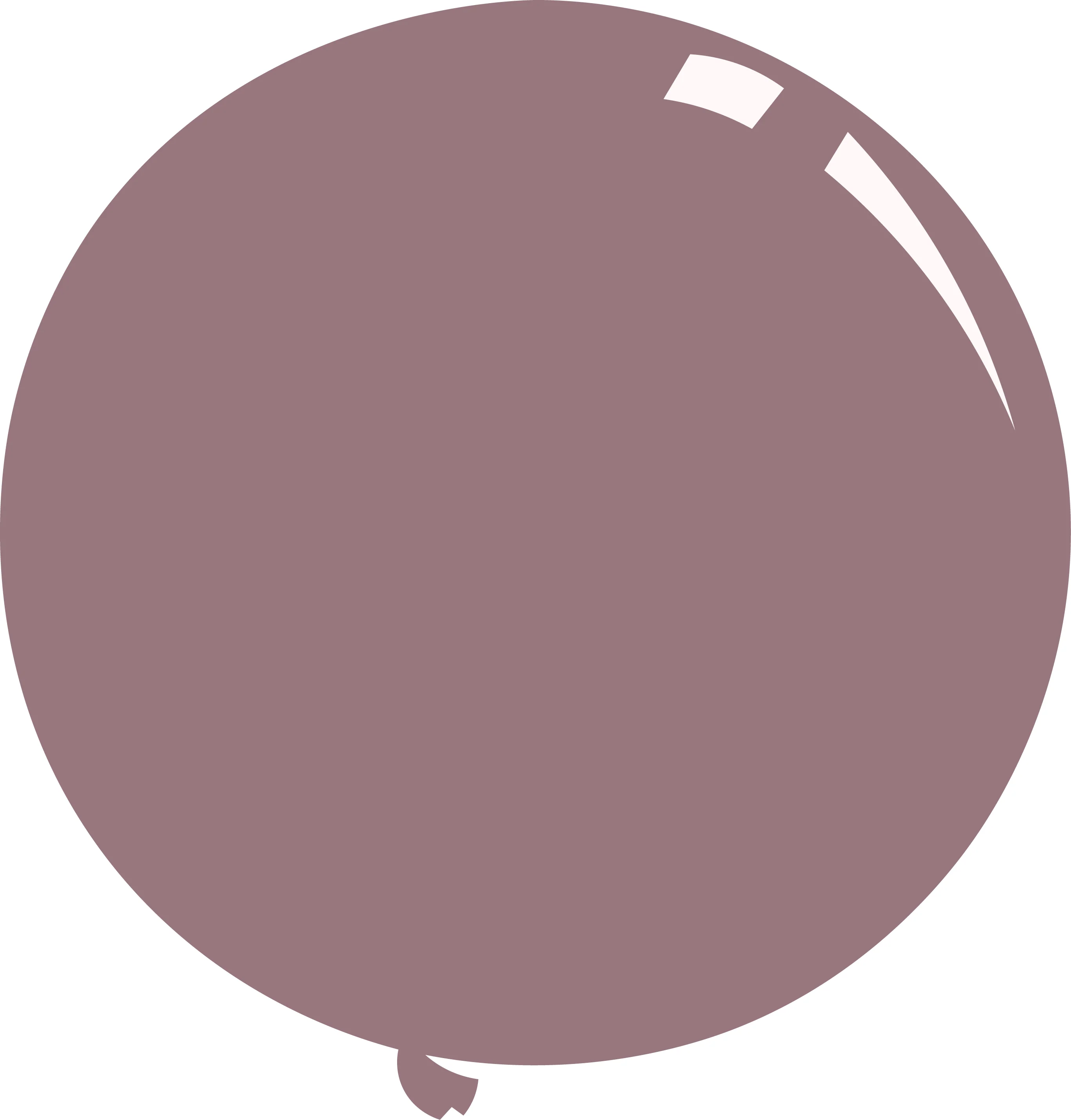36" Deco Dusty Rose Decomex Latex Balloons (5 Per Bag)