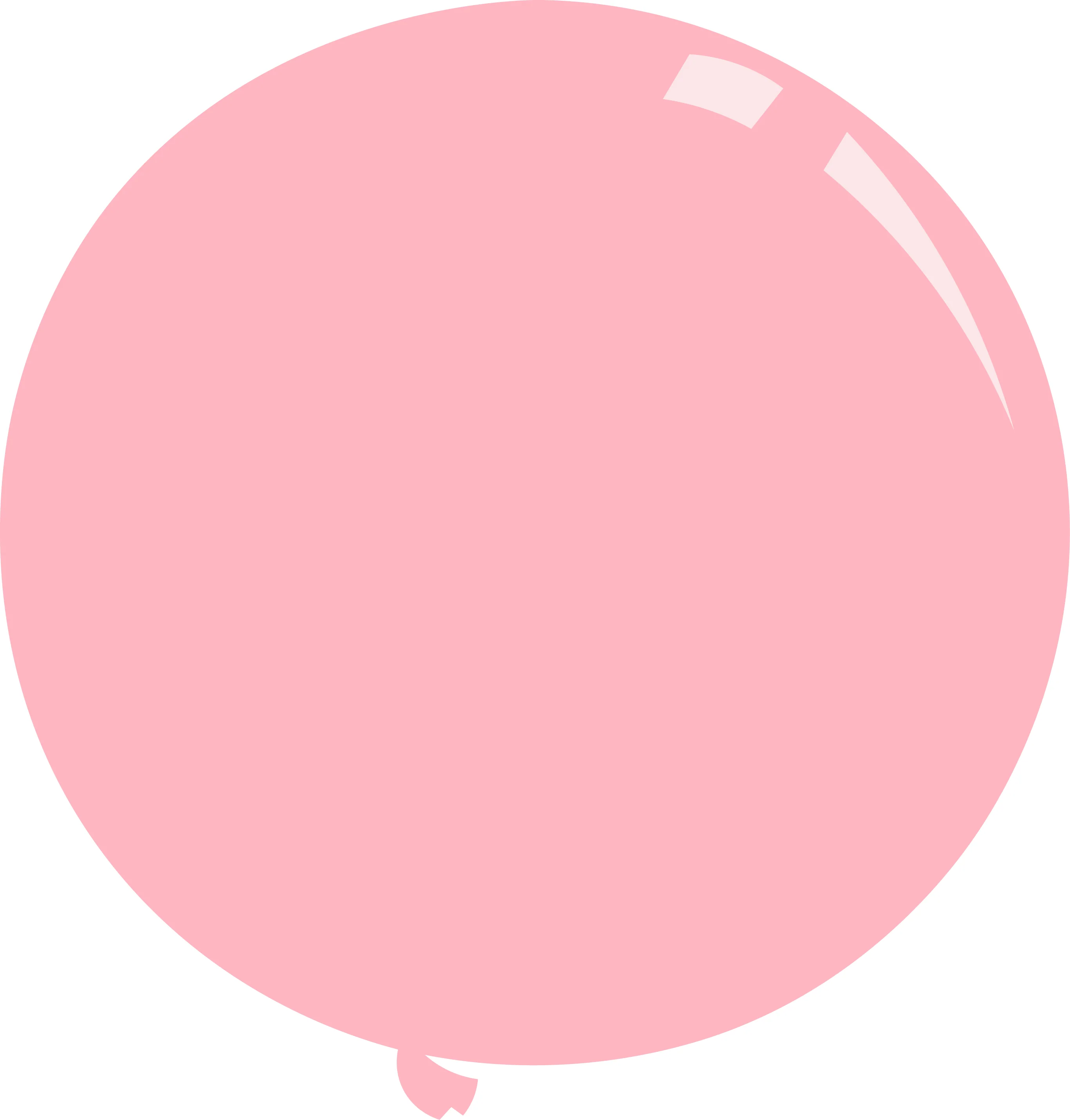 36" Deco Light Pink Decomex Latex Balloons (5 Per Bag)
