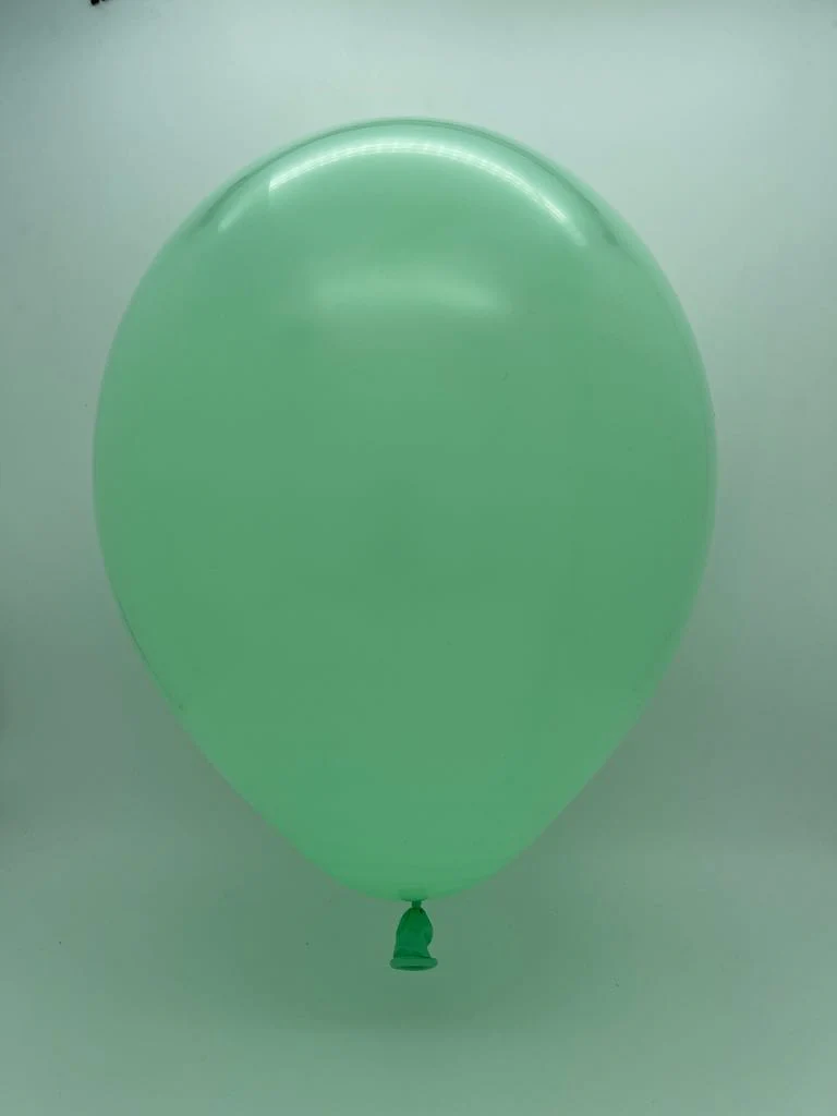 36" Deco Matte Mint Green Decomex Latex Balloons (5 Per Bag) - Image 2