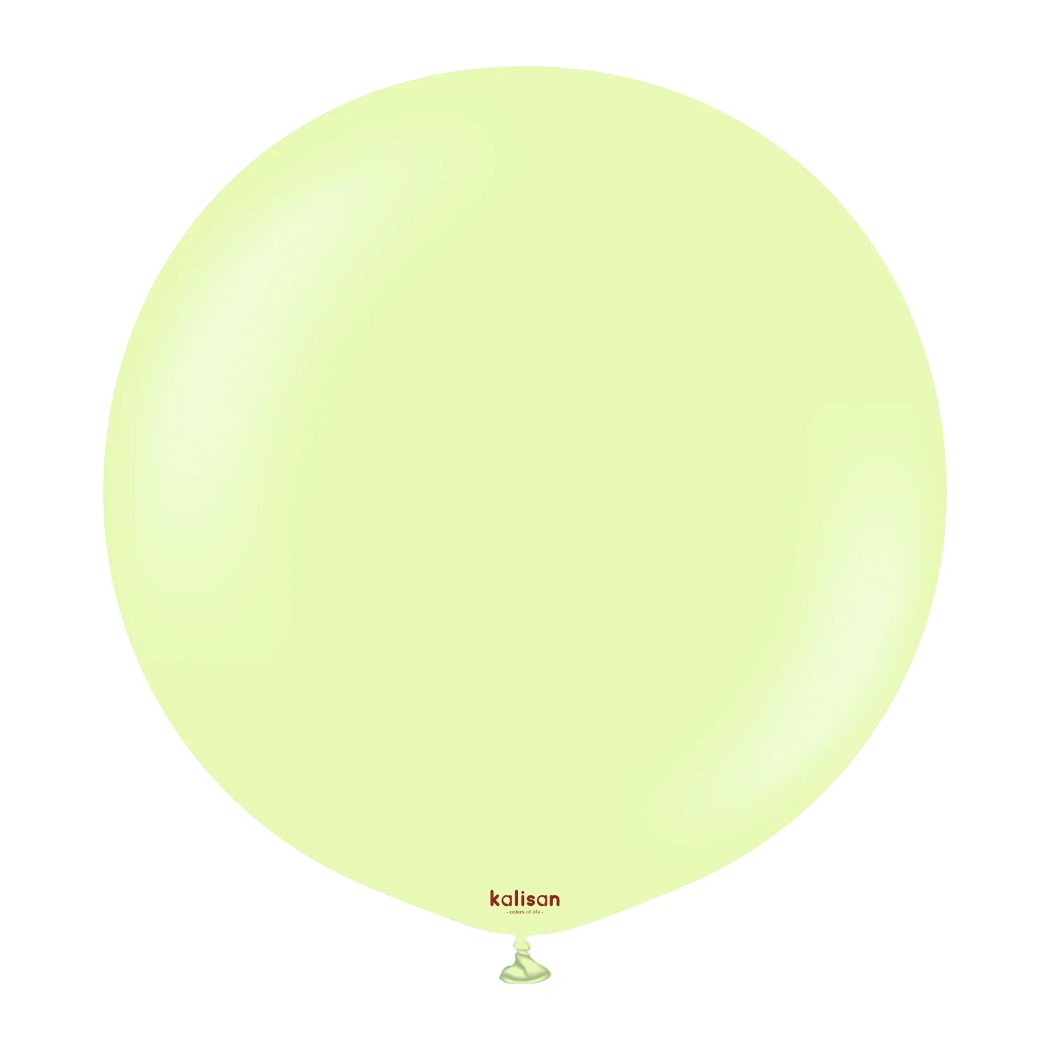 36" Kalisan Latex Balloons Macaron Pistachio (2 Per Bag)