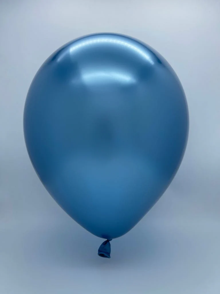 36" Kalisan Latex Balloons Mirror Blue (2 Per Bag) - Image 2