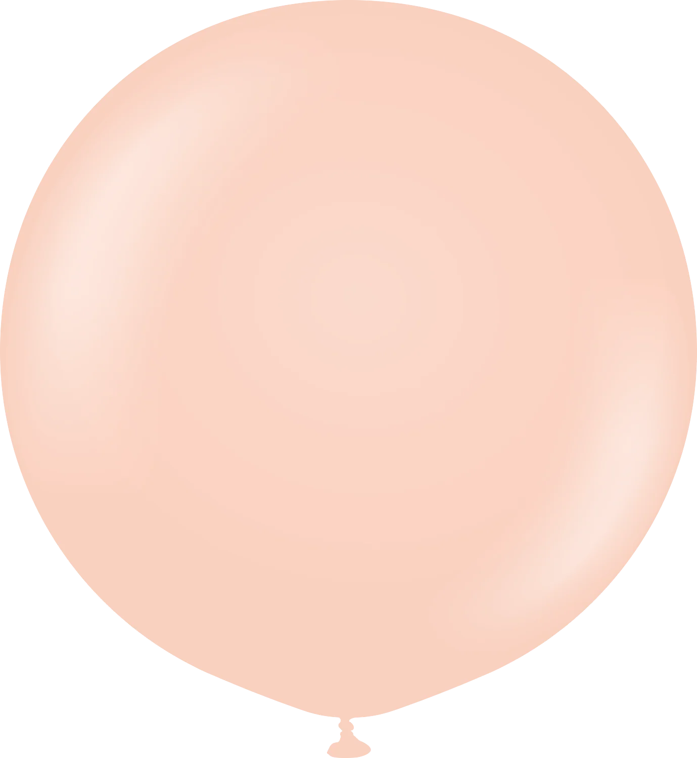 36" Kalisan Latex Balloons Pastel Matte Macaron Salmon (2 Per Bag)