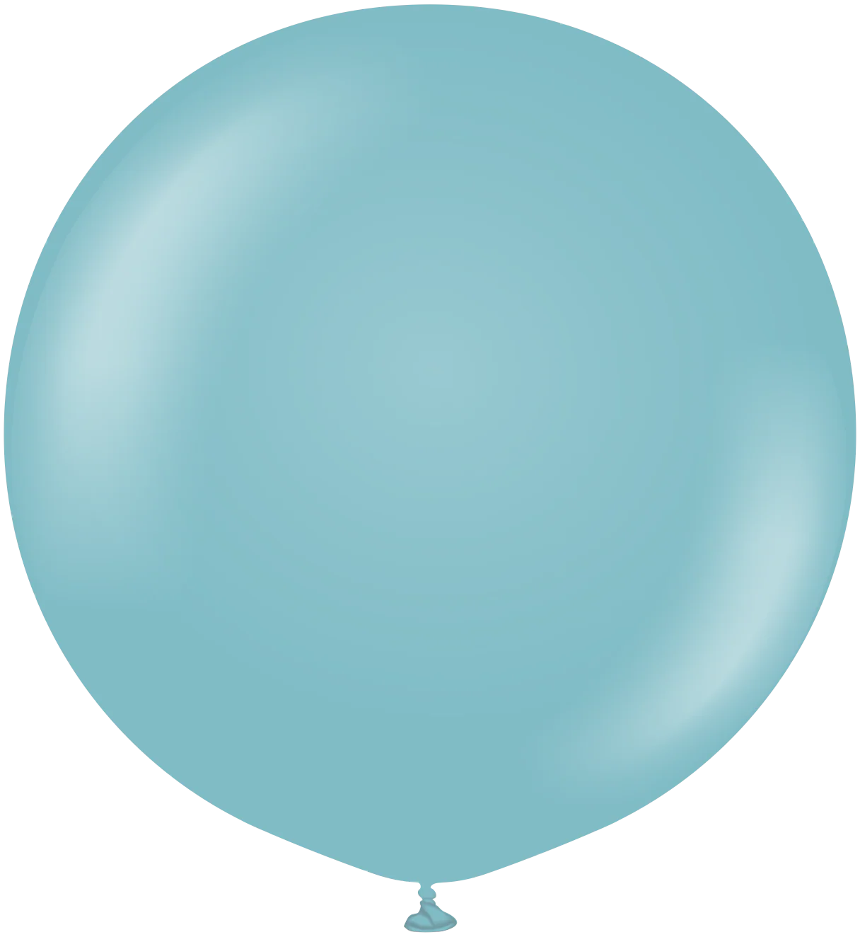 36" Kalisan Latex Balloons Retro Blue Glass (2 Per Bag)