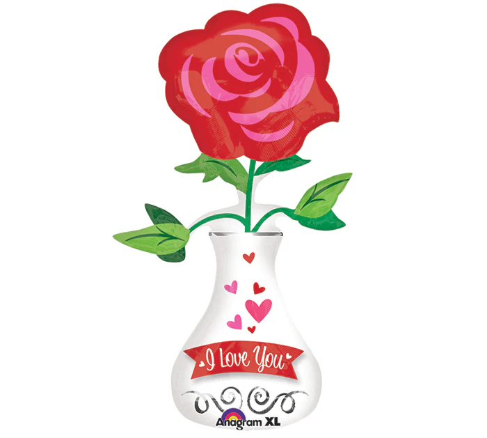 36" Love You Vase Balloon