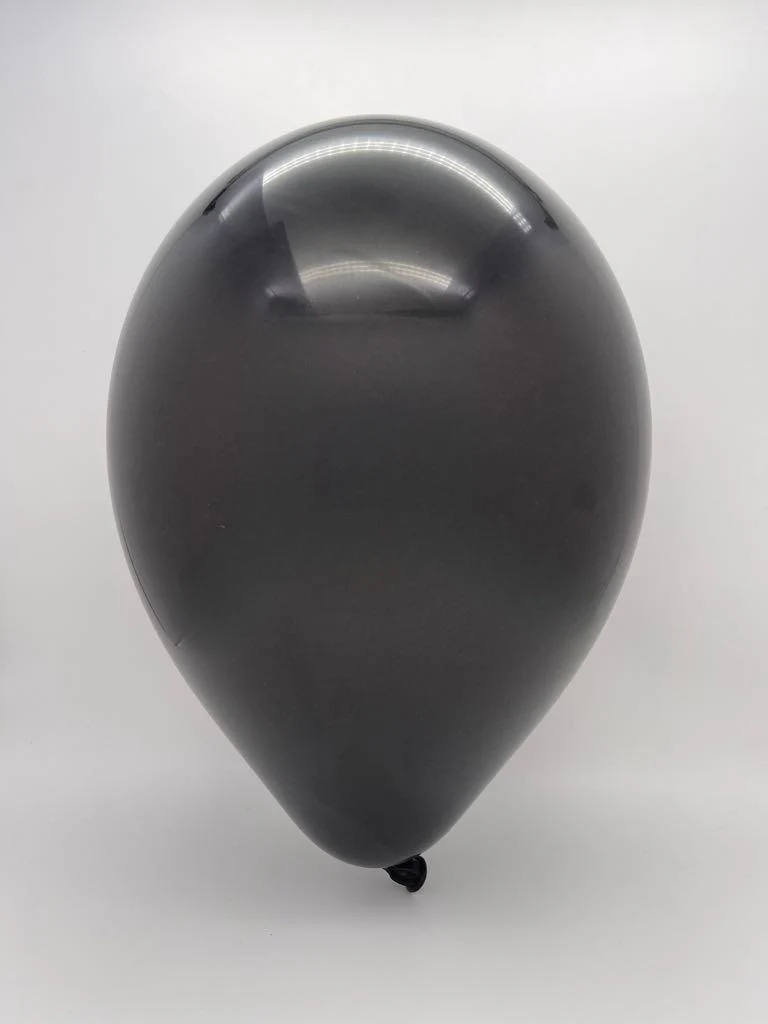 36" Black Tuftex Latex Balloons Designer Balloons (2 Per Bag) - Image 2