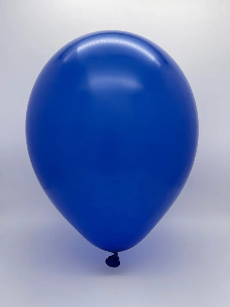 36" Pastel Navy Blue Decomex Latex Balloons (5 Per Bag) - Image 2