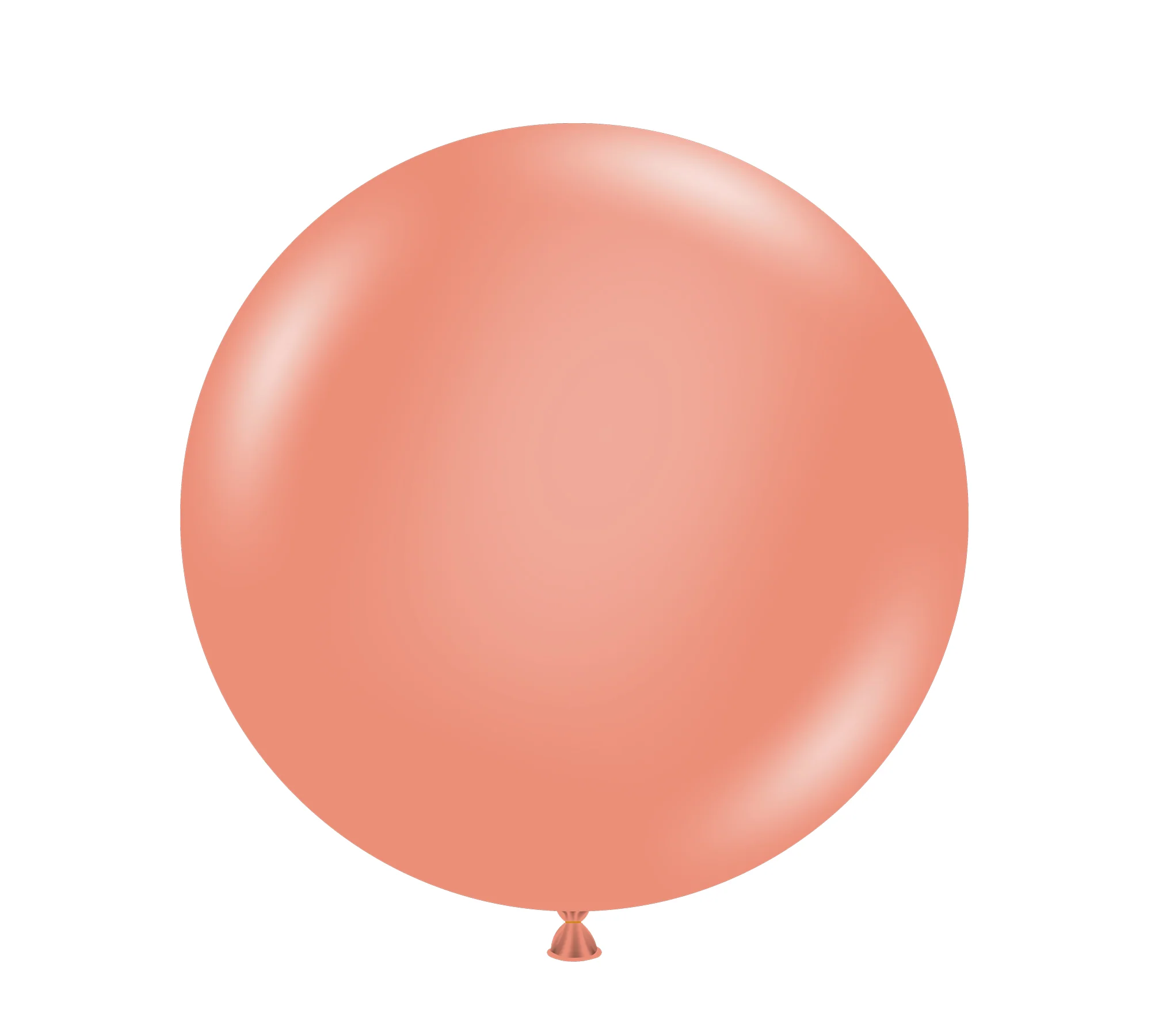 36" Rose Gold Tuftex Pearl/Metallic Latex Balloons (2 Per Bag)