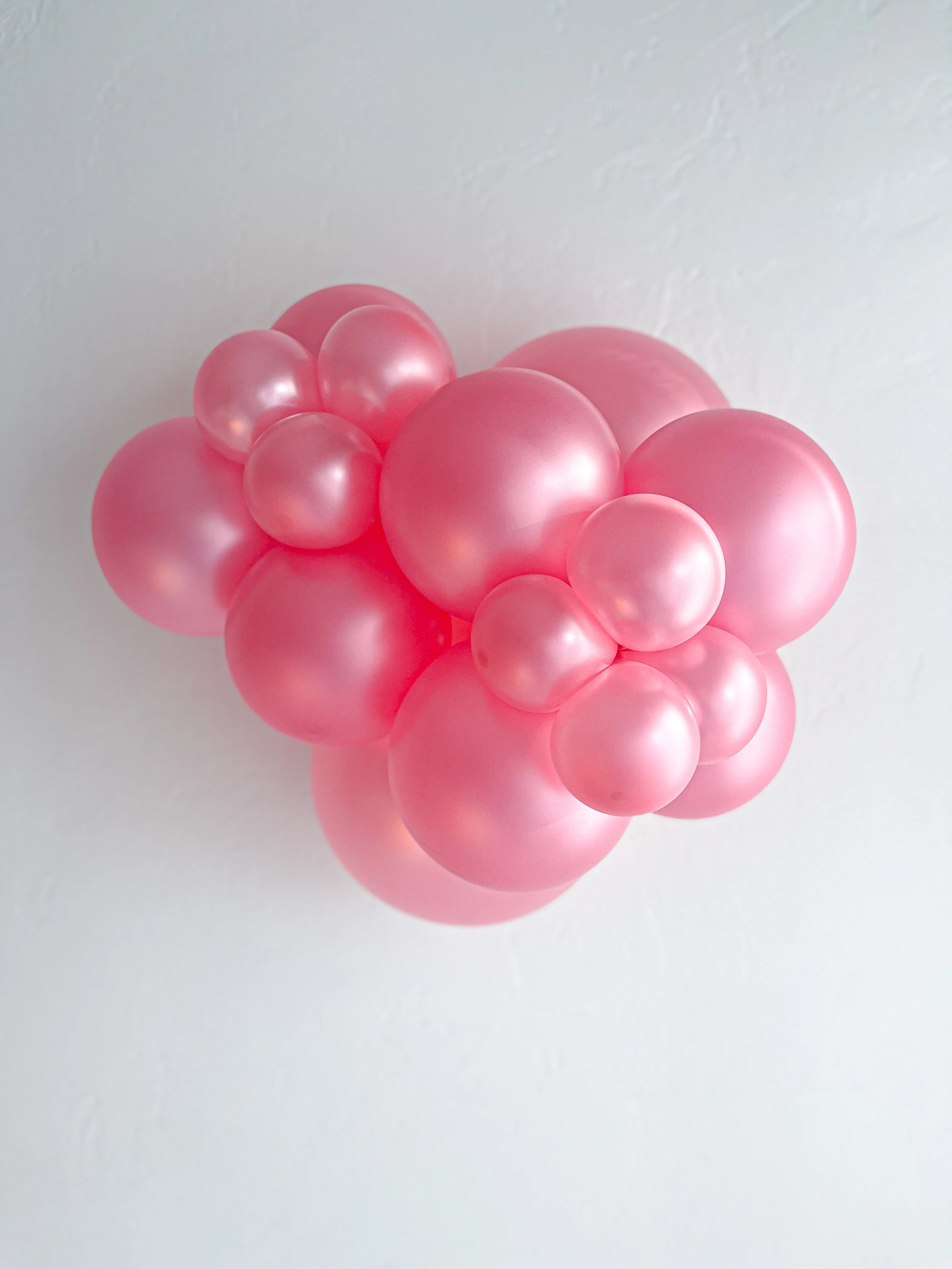 36" Shimmering Pink Tuftex Pearl/Metallic Latex Balloons (2 Per Bag) - Image 3