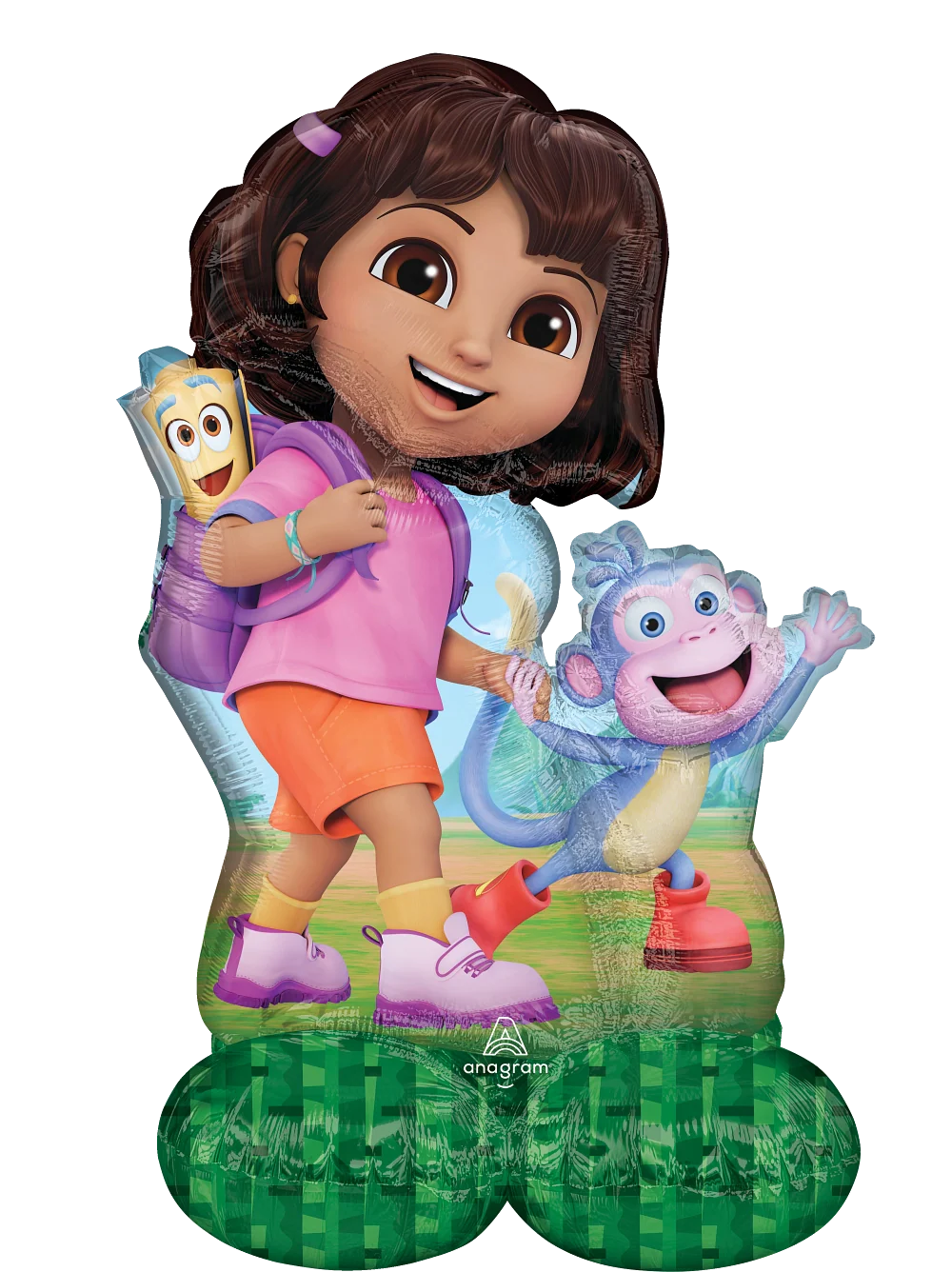 36" Airfill Only Consumer Inflatable: AirLoonz Junior Dora the Explorer Foil Balloon