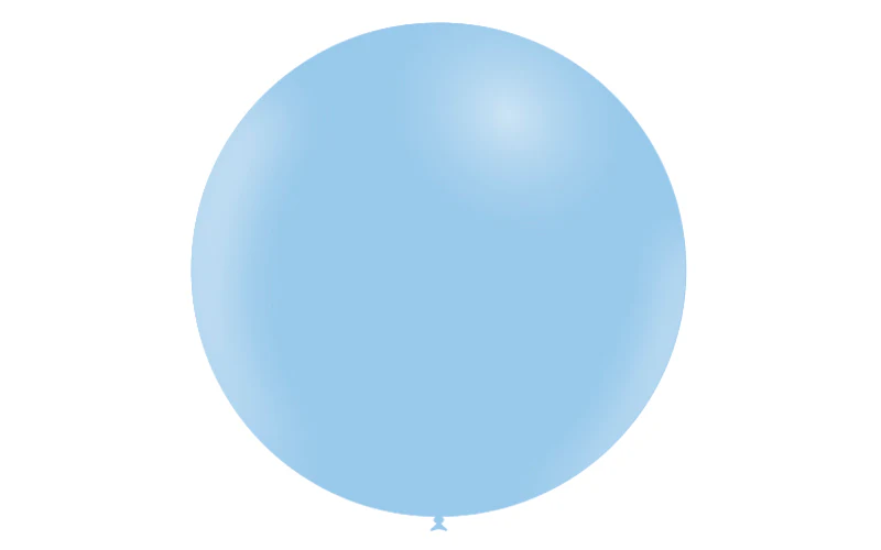 36'' Balloonia Latex Balloons Professional Line Matte Blue (5 Per Bag) - Image 3