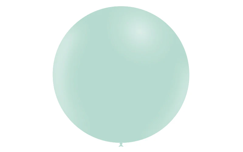 36'' Balloonia Latex Balloons Professional Line Matte Green (5 Per Bag) - Image 3