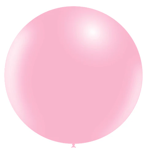 36'' Balloonia Latex Balloons Professional Line Standard Baby Pink (5 Per Bag)