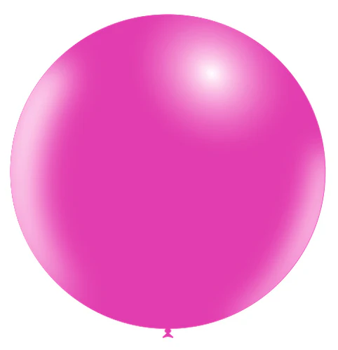 36'' Balloonia Latex Balloons Professional Line Standard Fuchsia (5 Per Bag)