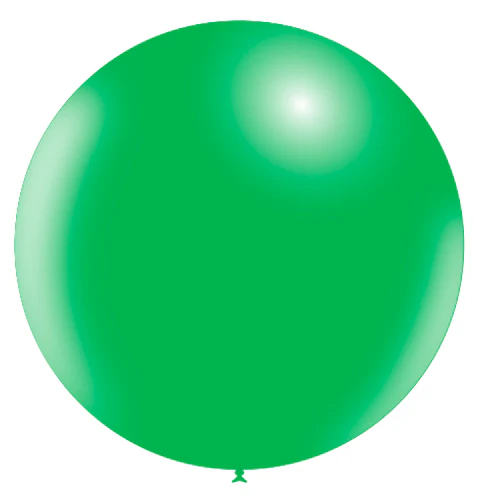 36'' Balloonia Latex Balloons Professional Line Standard Green (5 Per Bag)