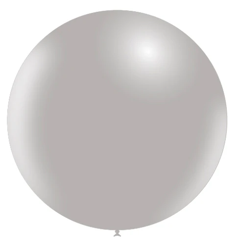 36'' Balloonia Latex Balloons Professional Line Standard Grey (5 Per Bag)