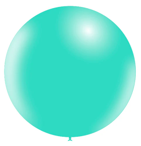 36'' Balloonia Latex Balloons Professional Line Standard Mint Green (5 Per Bag)