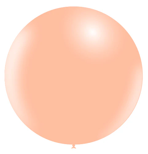 36'' Balloonia Latex Balloons Professional Line Standard Peach (5 Per Bag)
