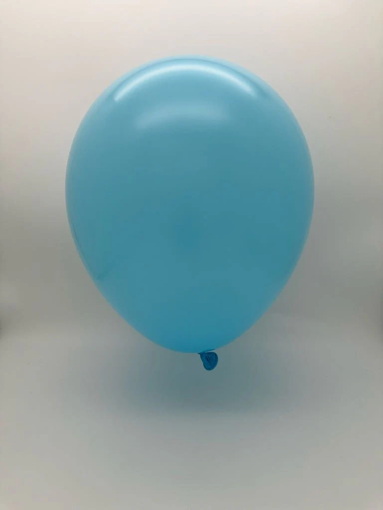 36'' Balloonia Latex Balloons Professional Line Standard Sky Blue (5 Per Bag) - Image 2