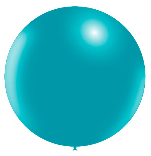 36'' Balloonia Latex Balloons Professional Line Standard Turquoise (5 Per Bag)