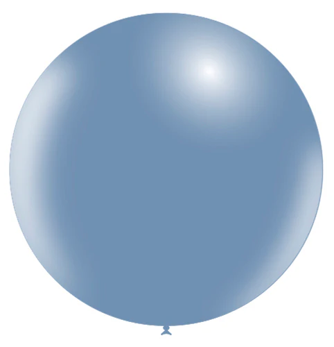 36'' Balloonia Latex Balloons Professional Line Vintage Vintage Blue (5 Per Bag)