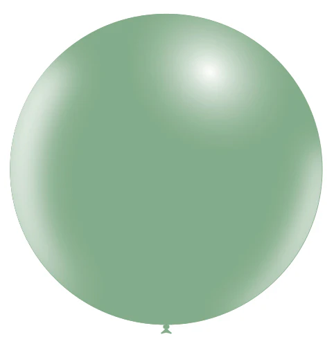 36'' Balloonia Latex Balloons Professional Line Vintage Vintage Green (5 Per Bag)