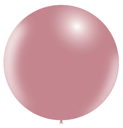 36'' Balloonia Latex Balloons Professional Line Vintage Vintage Pink (5 Per Bag)