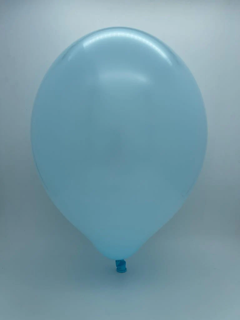 36" Cattex Brand Premium Ice Blue Latex Balloons - Image 2