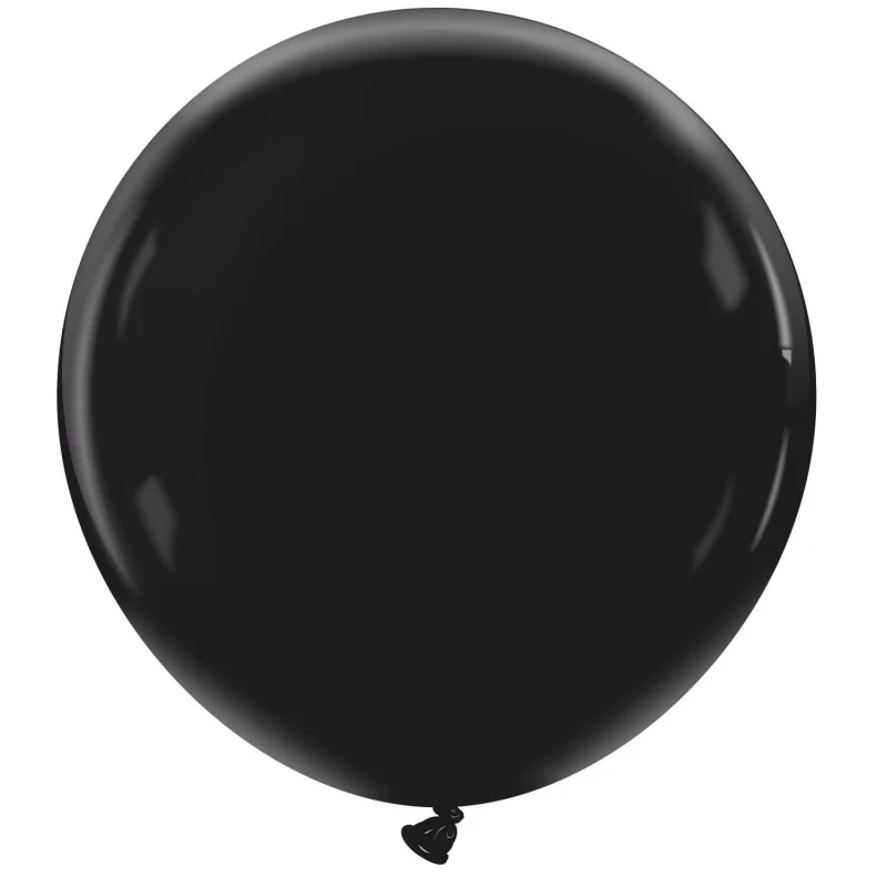 36" Cattex Brand Premium Midnight Black Latex Balloons