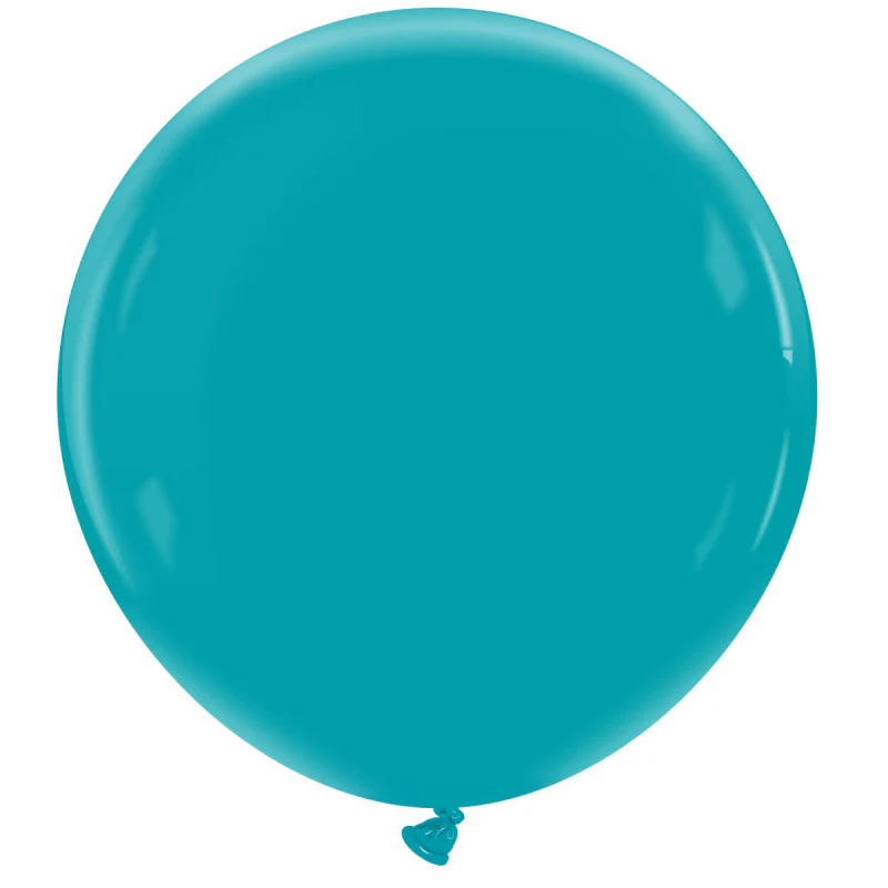 36" Cattex Brand Premium Peacock Blue Latex Balloons