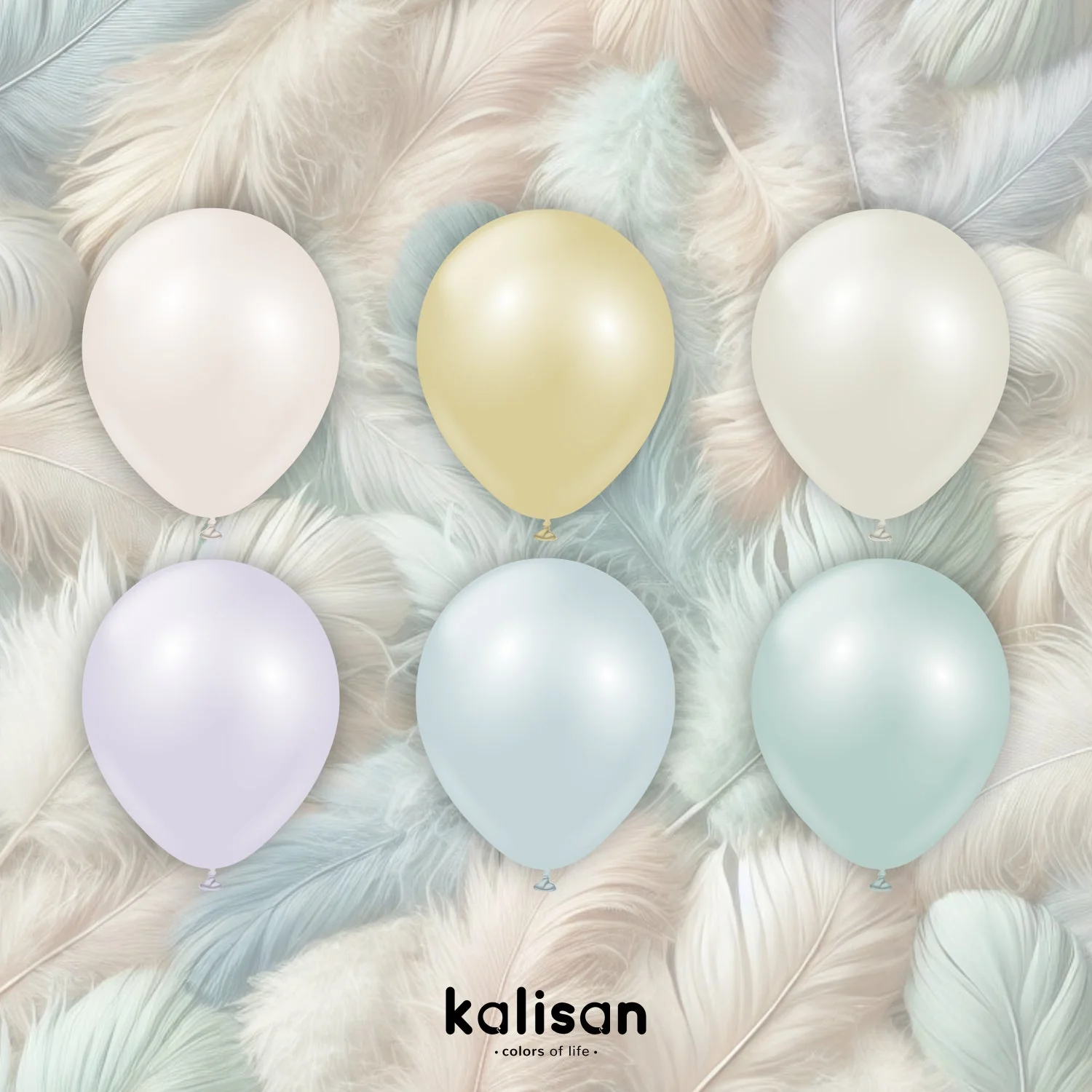 36" Kalisan Brand Latex Balloons Aura Lavender Fog (2 Per Bag) - Image 17
