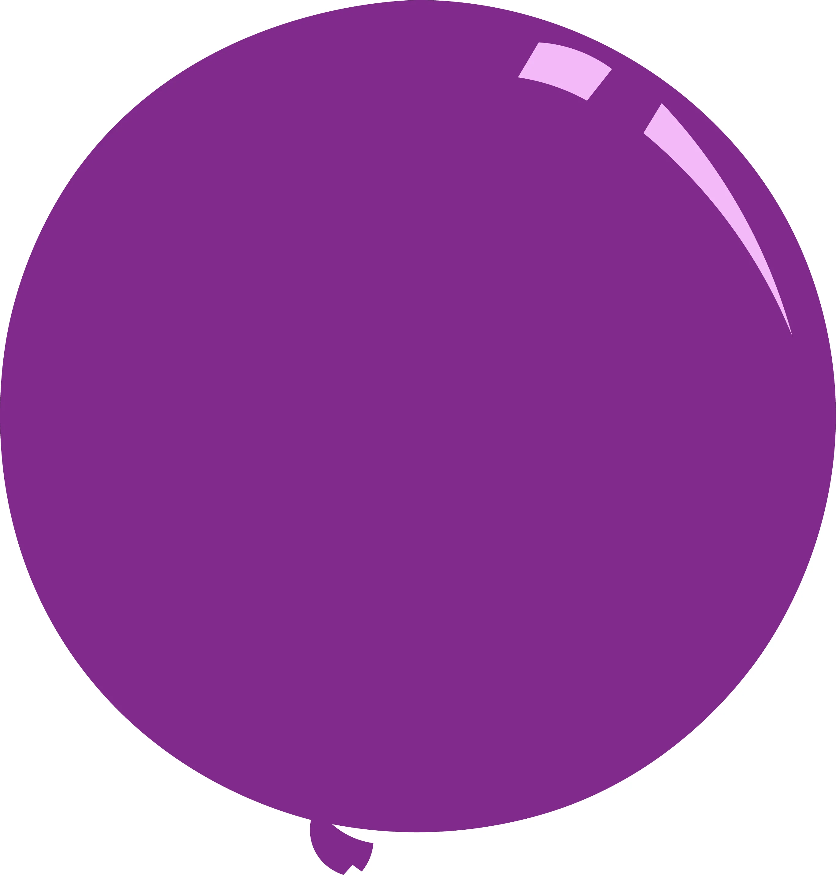 36" Standard Purple Decomex Latex Balloons (5 Per Bag)