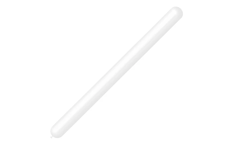 360BN Balloonia Brand Professional Line Twisting/Modelling Latex Balloons Metallic White (100 Per Bag) - Image 3