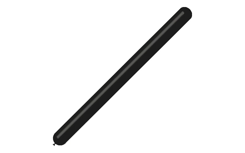 360BN Balloonia Brand Professional Line Twisting/Modelling Latex Balloons Standard Black (100 Per Bag) - Image 3